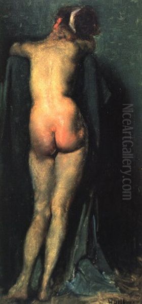 Standing Nude Oil Painting by William Beckwith Mcinnes