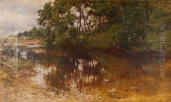 Pool On The Ail Water Oil Painting by William Darling McKay