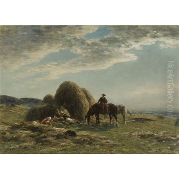 Haymakers Rest Oil Painting by William Darling McKay