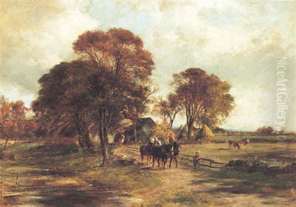 The Plough Team Oil Painting by William Darling McKay