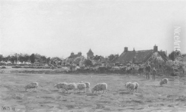 A View Of Aberlady Oil Painting by William Darling McKay