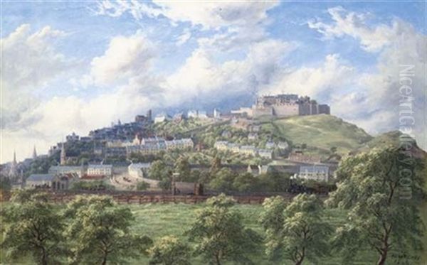 View Of Stirling Castle Oil Painting by McNeil Robert McLeay