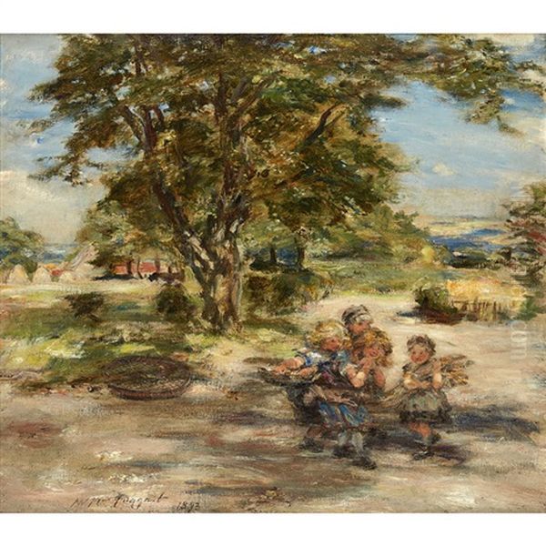 Harvest-time Oil Painting by William McTaggart