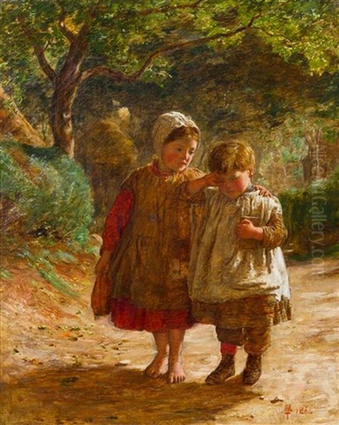 The Unwilling Scholar Oil Painting by William McTaggart