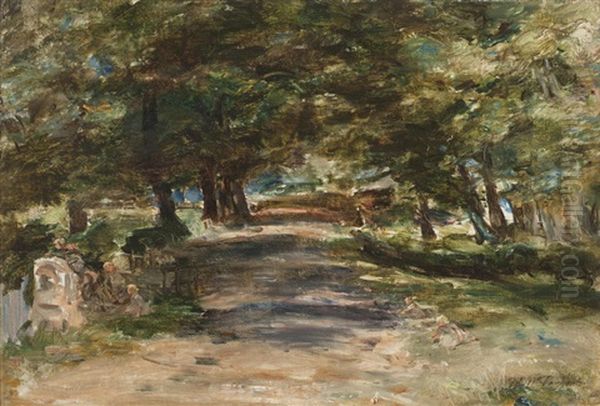 Sunlit Avenue Oil Painting by William McTaggart