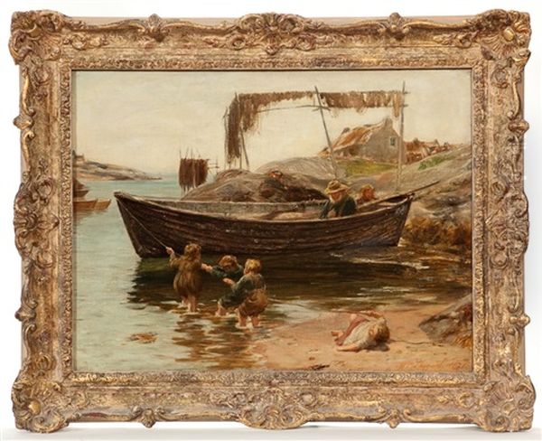 Feyther's Boat Oil Painting by William McTaggart