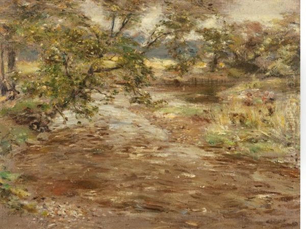 The Spate On The Esk Oil Painting by William McTaggart