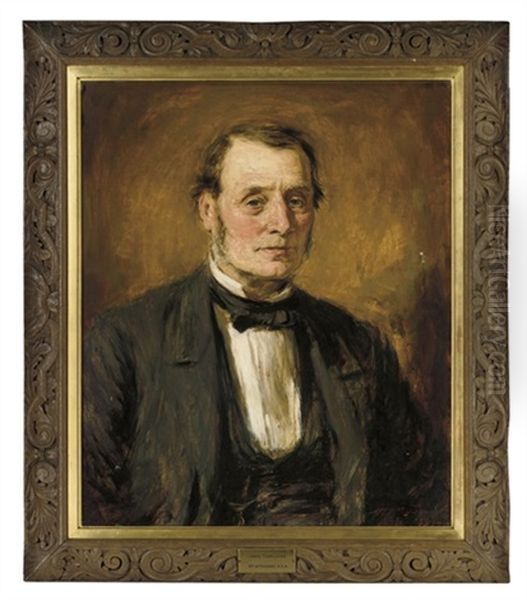 Portrait Of A Gentleman (james Templeton?) Oil Painting by William McTaggart