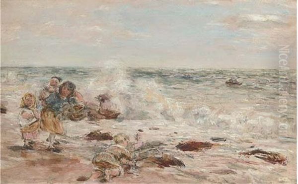 The Toy Boat Oil Painting by William McTaggart