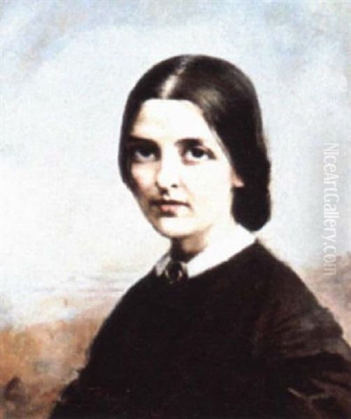 A Victorian Lassie (jane Eyre?) by William McTaggart