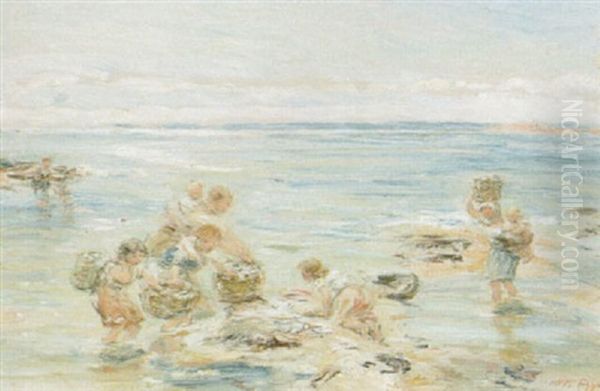 Summer Day, Carnoustie Oil Painting by William McTaggart