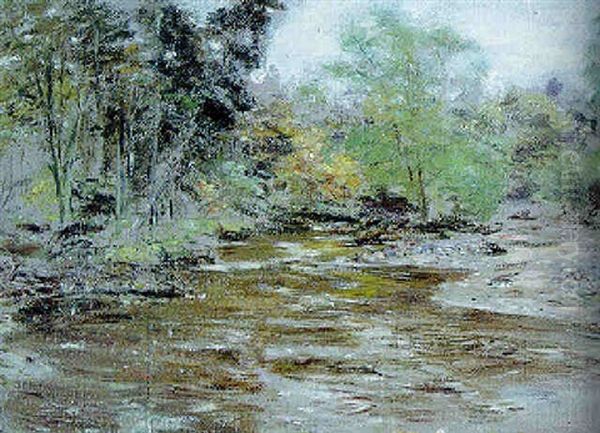 On The Esk Oil Painting by William McTaggart