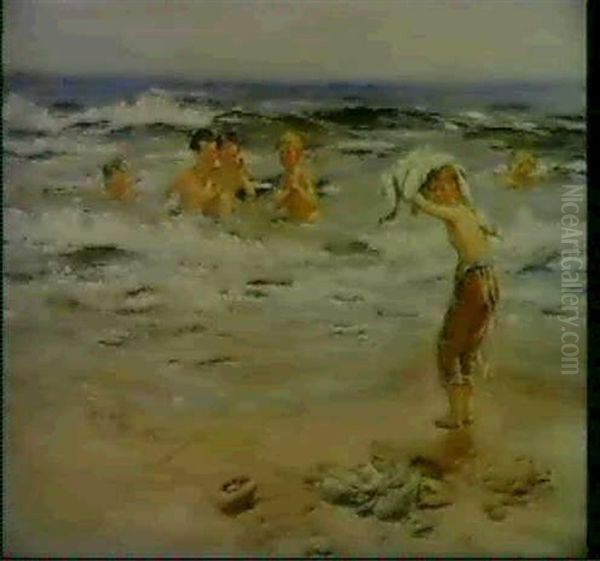 The Bathers Oil Painting by William McTaggart