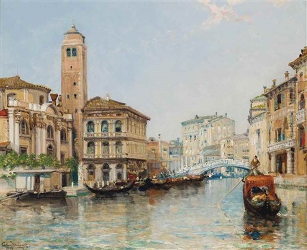 Venice Oil Painting by Arthur Joseph Meadows