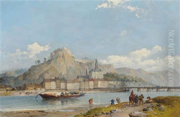 Dinant, On The Meuse Oil Painting by Arthur Joseph Meadows