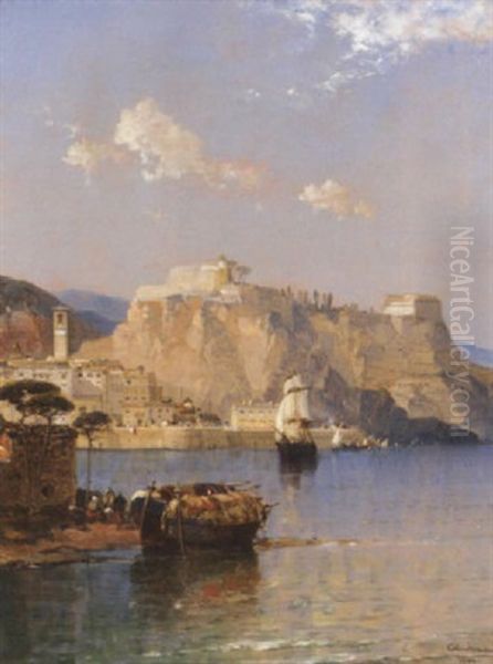 Corfu, In The Adriatic Oil Painting by Arthur Joseph Meadows