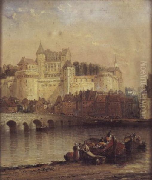 Amboise, On The Loire Oil Painting by Arthur Joseph Meadows