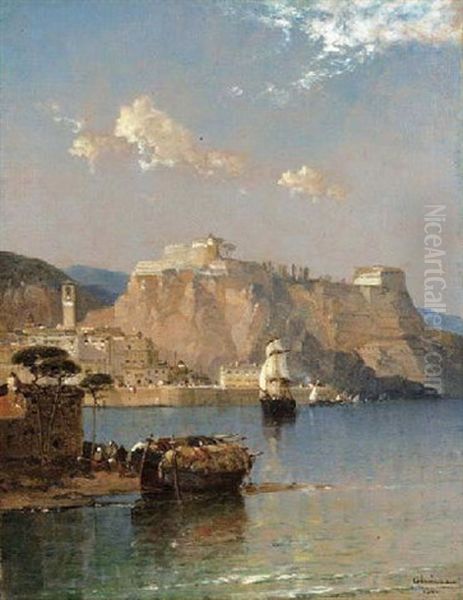 Corfu, In The Adriatic Oil Painting by Arthur Joseph Meadows