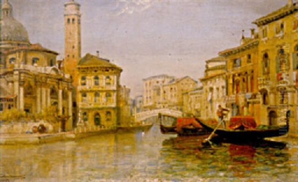 Venice Oil Painting by Arthur Joseph Meadows