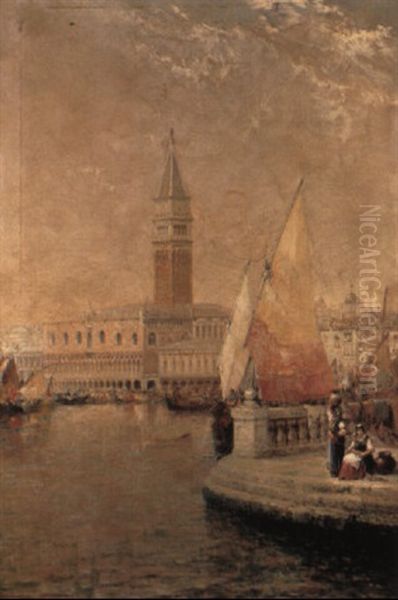 Venice Oil Painting by Arthur Joseph Meadows