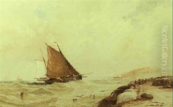 Scotch Smacks Off Greenore Oil Painting by Arthur Joseph Meadows