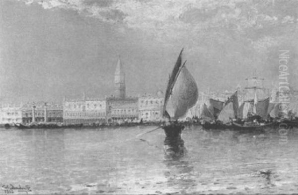 The Doges Palace, Venice by Arthur Joseph Meadows