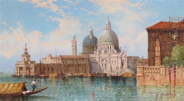 The Salute, Venice Oil Painting by William Meadows