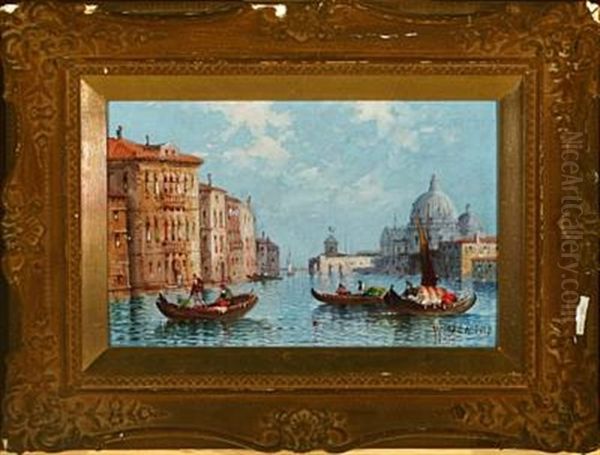 Scenery From Venice Oil Painting by William Meadows