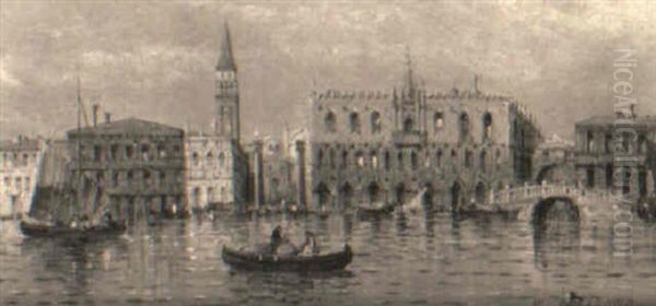 A View Of The Grand Canal, Venice by William Meadows