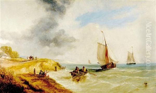 Dutch Coast Scene by William G. Meadows