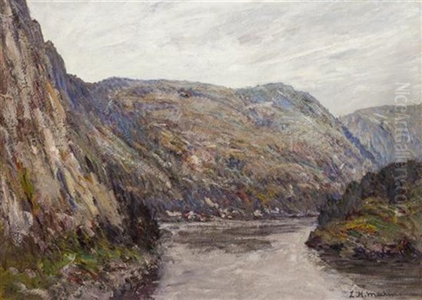 The Ravine Oil Painting by Lewis Henry Meakin