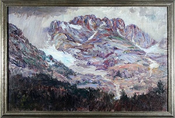 Light, Rain, Rocky Mountains Oil Painting by Lewis Henry Meakin