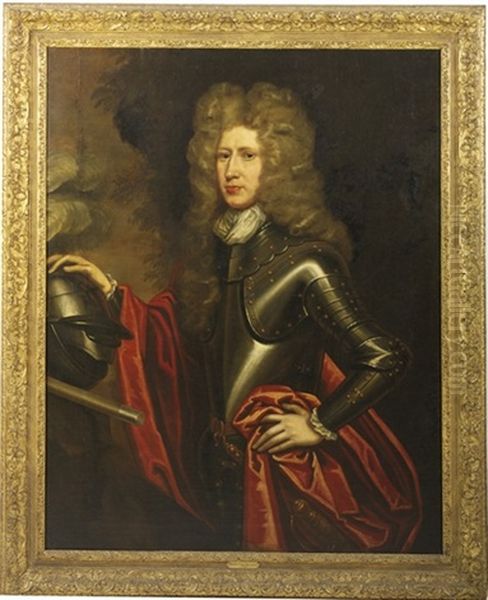 Portrait Of William Keith, 9th Earl Marischal (1664-1712) Oil Painting by Sir John Baptist de Medina