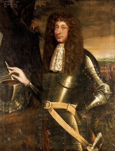 Portrait Of George Keith, 8th Earl Of Marischal Oil Painting by Sir John Baptist de Medina