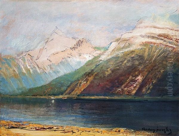 Mountains In The Tatra Oil Painting by Laszlo Mednyanszky