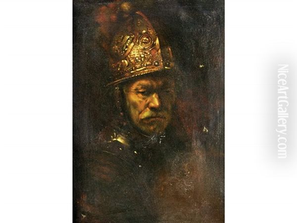 The Man With The Golden Helmut Oil Painting by Han Van Meegeren