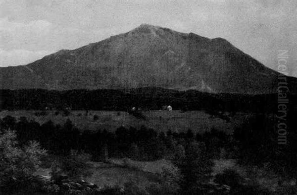 Mt. Mansfield Oil Painting by Joseph Rusling Meeker