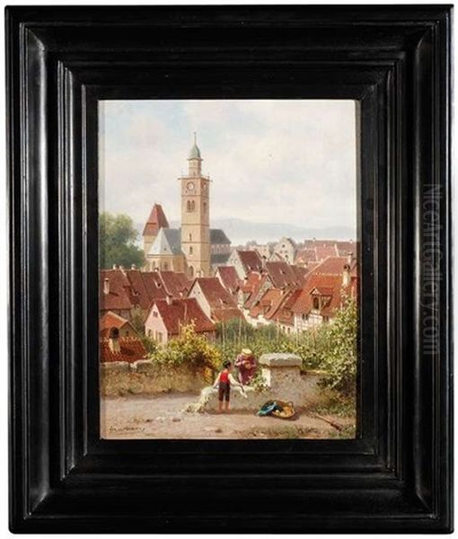 Aus Uberlingen Oil Painting by Arnold Meermann