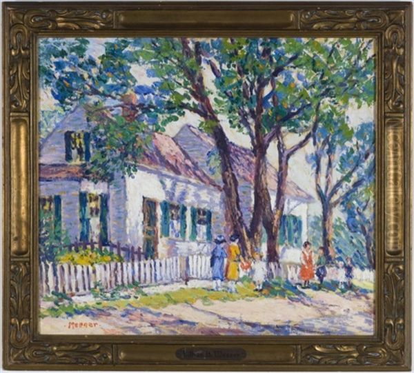 Sunny Day, Cape Ann, Massachusetts Oil Painting by Lillian Burk Meeser