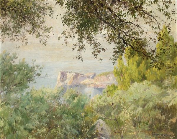 Mallorca Oil Painting by Eliseo Meifren y Roig