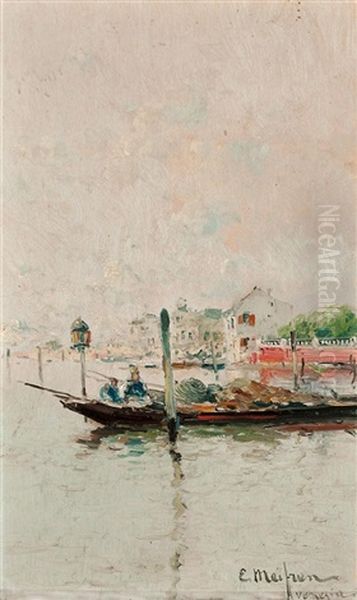 Venecia Oil Painting by Eliseo Meifren y Roig