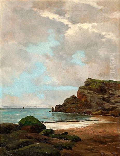 Garraf Oil Painting by Eliseo Meifren y Roig