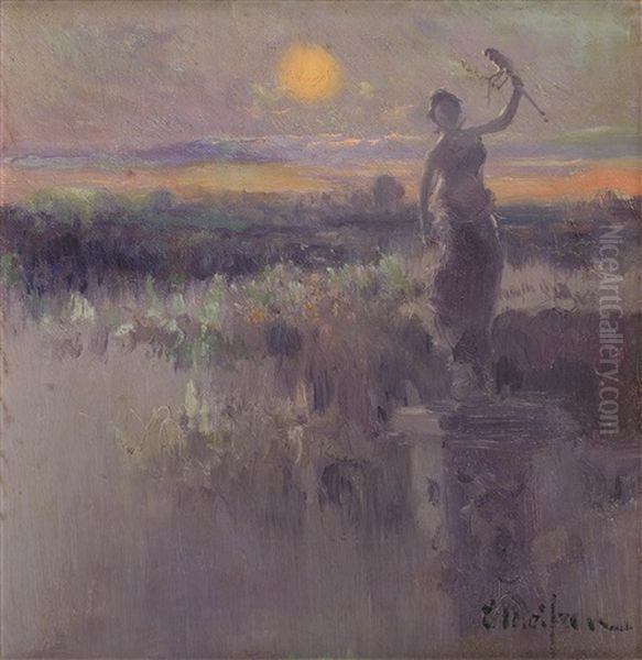 Crepusculo Oil Painting by Eliseo Meifren y Roig