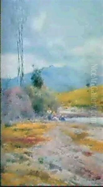 Paisaje Oil Painting by Eliseo Meifren y Roig