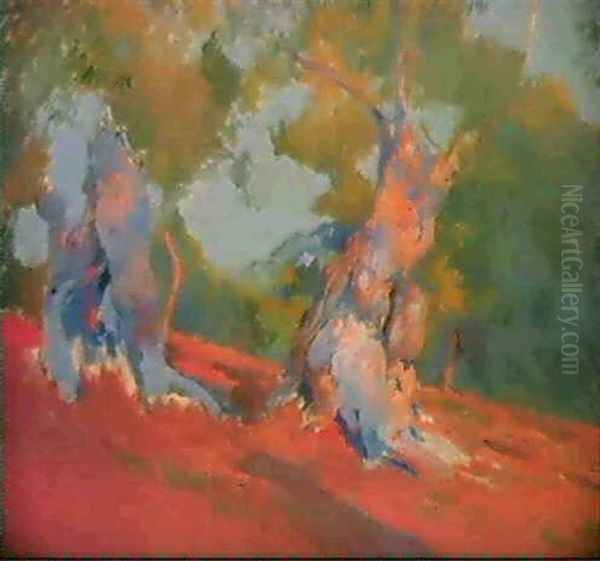 Olivos Oil Painting by Eliseo Meifren y Roig