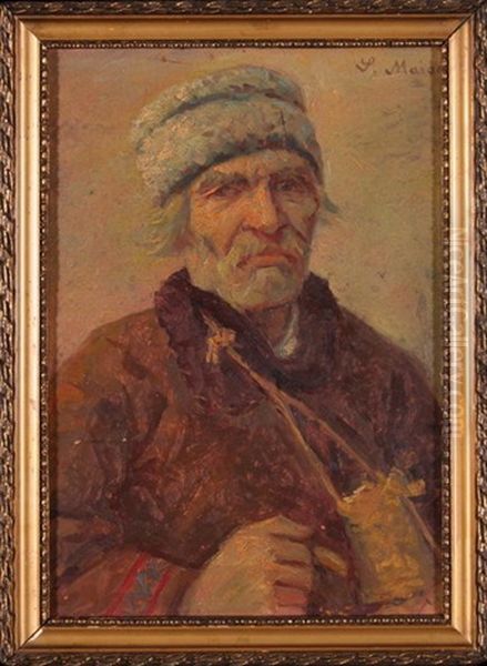 Portret Chlopa Oil Painting by Salomon Meisner