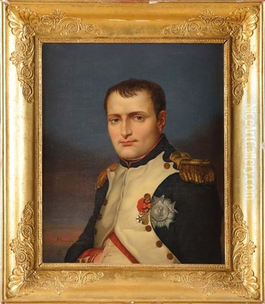 Portrait De Napoleon Ier En Uniforme De Colonel Des Grenadiers De La Garde Portant La Grande Plaque De La Legion D