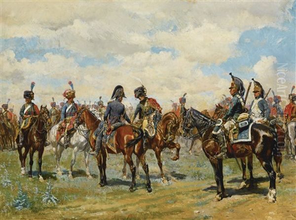 Les Deux Amis Oil Painting by Ernest Meissonier