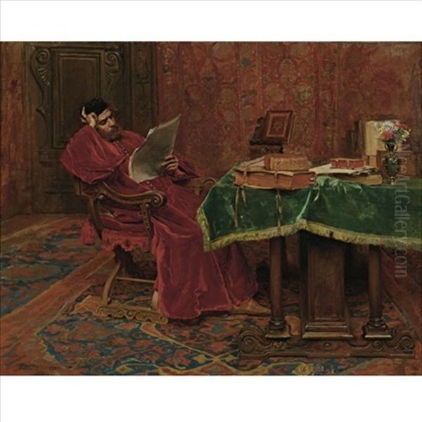 The Philosopher Oil Painting by Ernest Meissonier