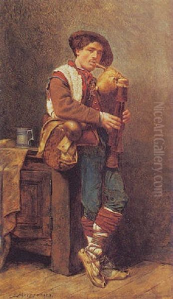 The Musician by Ernest Meissonier